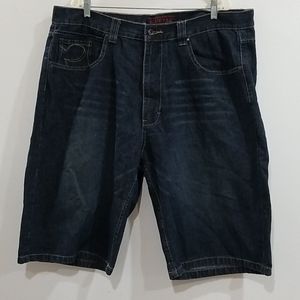 Blue Tab by urban men's blue denim jean shorts 42